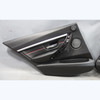 12-19 BMW F30 F31 3-Series 4dr Rear Int Door Panels Black Leather Red Accent OEM