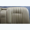 86-88 BMW E28 5-Series Rear Seat Backrest Cushion Pad Pearl Beige Leather OEM - 44157