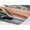14-16 BMW F15 X5 SAV Early Front Int Door Panel Trim Skin Pair Terra Leather OEM - 44782