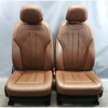 2014-2018 BMW F15 X5 SAV Front Basic Seat Pair Terra Brown Leather OEM - 44804