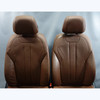 2014-2018 BMW F15 X5 SAV Front Basic Seat Pair Terra Brown Leather OEM