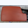 2009-2013 BMW E9x 3-Series Front Center Console Black w/ Red Brown Armrest OEM - 44874