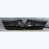 2003-2008 BMW E85 E86 Z4 Interior Door Panel Trim Skin Pair Black Leather OEM