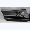 2003-2008 BMW E85 E86 Z4 Interior Door Panel Trim Skin Pair Black Leather OEM