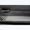 2003-2008 BMW E85 E86 Z4 Interior Door Panel Trim Skin Pair Black Leather OEM