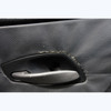 2003-2008 BMW E85 E86 Z4 Interior Door Panel Trim Skin Pair Black Leather OEM