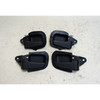 1992-1998 BMW E36 3-Series Sedan Factory Interior Door Handle Set of 4 Black OEM - 44965