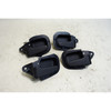 1992-1998 BMW E36 3-Series Sedan Factory Interior Door Handle Set of 4 Black OEM