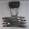 04-06 BMW E83 X3 Factory Interior Trim Finisher Cover Set Aluminum Cloud Cut OEM