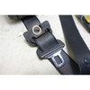 1989-1992 BMW E34 5-Series E32 Left Front Upper Seat Belt Strap Slate Grey OEM