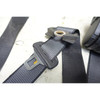 1989-1992 BMW E34 5-Series E32 Right Front Upper Seat Belt Strap Slate Grey OEM