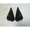 Damaged 1988-1992 BMW E32 7-Series Front A-Pillar Tweeter Speaker Pair Black OEM - 45050