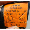 1992-1998 BMW E36 3-Series Sedan Rear Left Right Seat Belt Upper Strap Black OEM