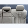 17-23 BMW G30 5-Series Sedan Folding  Rear Seat Backrest Ivory White Nappa OEM - 45240