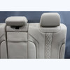 17-23 BMW G30 5-Series Sedan Folding  Rear Seat Backrest Ivory White Nappa OEM