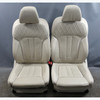 16-20 BMW G30 5-Series Front Climate Comfort Seat Pair Ivory White Nappa OEM