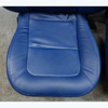 Reupholstered 99-00 BMW Z3 Roadster Front Basic Seat Pair Blue Vinyl w/o Rails - 45492