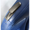 Reupholstered 99-00 BMW Z3 Roadster Front Basic Seat Pair Blue Vinyl w/o Rails