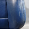 Reupholstered 99-00 BMW Z3 Roadster Front Basic Seat Pair Blue Vinyl w/o Rails