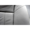 1996-2001 BMW E38 7-Series Contour Rear Seat Backrest w/o Heat Grey Leather OEM