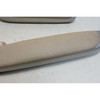 02-06 BMW E46 3-Series Coupe Rear Side Armrest Pair Titanium Beige Leather OEM