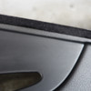 Damaged 05-13 Porsche 997 911 Coupe Rear C-Pillar Trim Cover Pair Black Vinyl