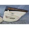 09-10 BMW E60 E61 5-Series Rear Int Door Panel Trim Card Pair Cream Beige OEM