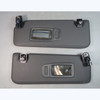 2018-2023 BMW G01 X3 G02 X4 Front Int Sun Visor Pair with Mirror Black Vinyl OEM