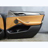 2018-2023 BMW G01 X3 G02 X4 Front Interior Door Panel Pair Cognac Brown OEM
