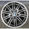 Damaged 01-06 BMW M3 Factory Front 18" M Double Spoke Style 67 Wheel  Grey OEM