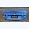 2015-2018 BMW F82 M4 Coupe Rear Trunk Lid Boot Cover Panel Yas Marina Blue OEM