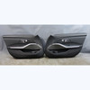 19-25 BMW G20 3-Series Front Interior Door Panel Card Trim Pair Black Vinyl OEM