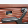 84-86 BMW E30 3-Series Coupe Front Interior Door Panel Trim Pair Taurus Red OEM