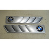 96-02 BMW Z3 Roadster Coupe Outside Cowl Hood Grille Pair Arctic Silver L R OEM