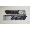 96-02 BMW Z3 Roadster Coupe Outside Cowl Hood Grille Pair Arctic Silver L R OEM
