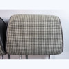 1986-1991 BMW E30 3-Series Factory Front Headrest Pair Antrhacite Cloth OEM