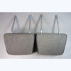 1986-1991 BMW E30 3-Series Factory Front Headrest Pair Antrhacite Cloth OEM