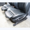 Damaged 04-10 BMW E63 M6 Coupe Front ///M-Sport Seat Pair Black Merino Leather