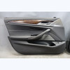2017-2020 BMW G30 5-Series Front Interior Door Panel Trim Pair Black Leather OEM