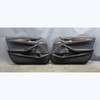 2017-2020 BMW G30 5-Series Front Interior Door Panel Trim Pair Black Leather OEM