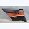 Damaged 08-13 BMW E92 M3 Coupe Left Rear Interior Trim Panel Fox Red Leather OEM