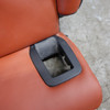 Damaged 08-13 BMW E92 M3 Left Rear Seat Bottom Bench Pad Fox Red Leather OEM