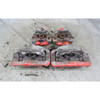 2008-2013 BMW E90 M3 E92 Painted Factory Brake Caliper Set Front Rear Red OEM