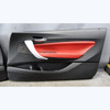 2015-2021 BMW F23 2-Series Convertible Interior Door Panel Pair Red Leather OEM