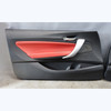 2015-2021 BMW F23 2-Series Convertible Interior Door Panel Pair Red Leather OEM