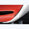 2015-2021 BMW F23 2-Series Convertible Interior Door Panel Pair Red Leather OEM