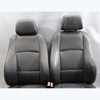 2009-2013 BMW E82 1-Series Coupe Factory Front Sport Seat Pair Black Leather OEM