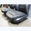 2009-2013 BMW E82 1-Series Coupe Factory Front Sport Seat Pair Black Leather OEM