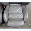 96-99 BMW E36 M3 Coupe Front Sport Seat Pair Mulberry Grey Leather Lux Pack OEM
