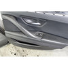 11-16 BMW F10 5-Series Rear Interior Door Panels With Shades Black Leather OEM